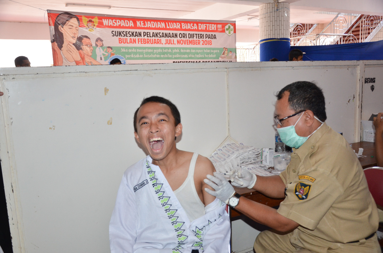 Pesantren Wali Barokah Dukung Program Vaksin Difteri